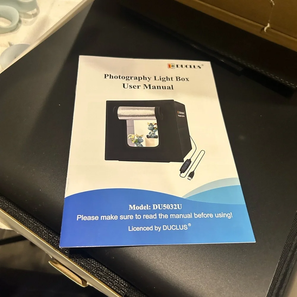 Photography Light Box with Black Exterior